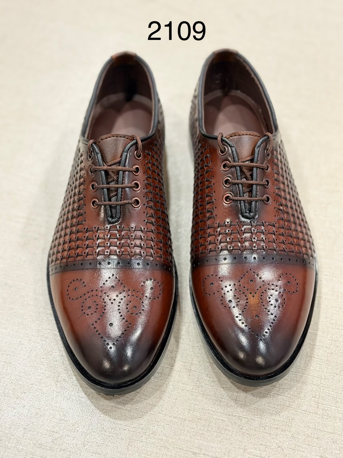 Woven Captoe Oxfords