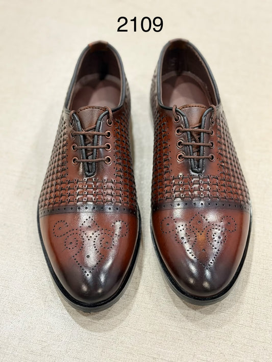 Woven Captoe Oxfords